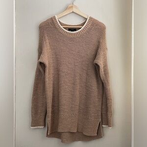 J. Crew tan sweater